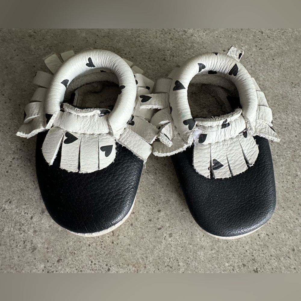 Navy blue with hearts mini moc